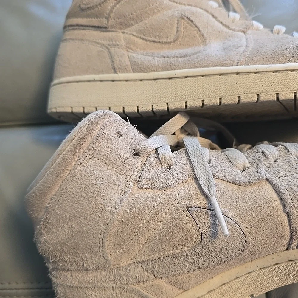 Nike Air Jordan 1‎ Mid SE Craft Pale Ivory Sail FQ3224-100 Mens Size 10